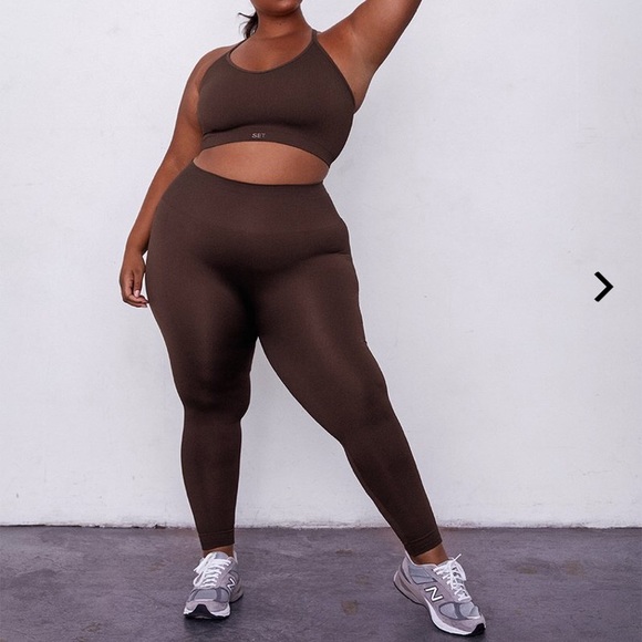 SET Active Pants - SET ACTIVE sculptflex leggings in Espresso